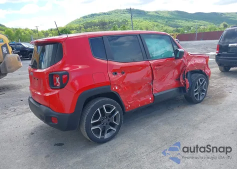 2020 Jeep Renegade Jeepster 4X4 z USA, uszkodzony, nr VIN ZACNJBAB0LPM08654